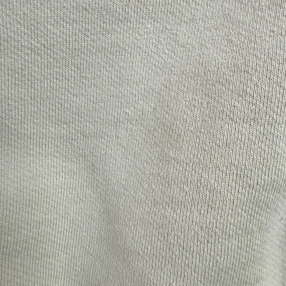 Alo Yoga Accolade Hoodie Sweatshirt Unisex Medium Cream Chrome Logo